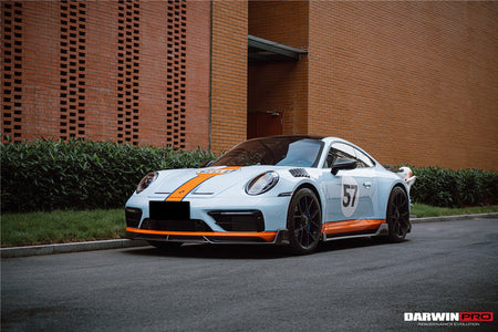DARWINPRO - PORSCHE 911 992 CARRERA S/4/4S/TARGA/CABRIOLET SPORT DESIGN SD STYLE FRONT LIP - Aero Carbon UK
