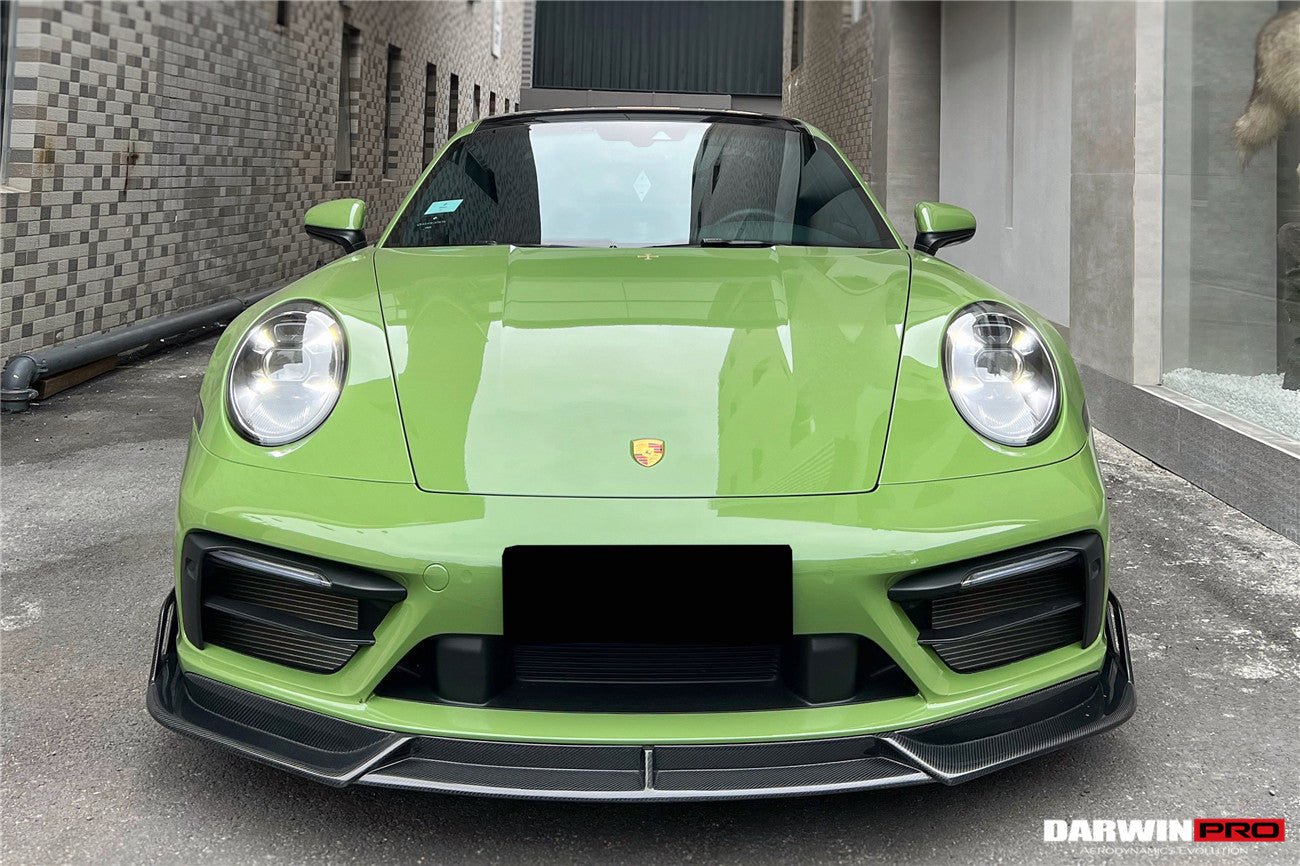 DARWINPRO - PORSCHE 911 992 CARRERA S/4/4S/TARGA/CABRIOLET SPORT DESIGN SD STYLE FRONT LIP - Aero Carbon UK