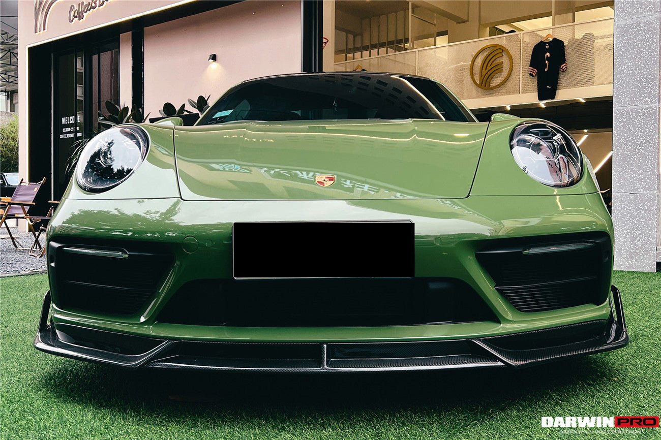 DARWINPRO - PORSCHE 911 992 CARRERA S/4/4S/TARGA/CABRIOLET SPORT DESIGN SD STYLE FRONT LIP - Aero Carbon UK