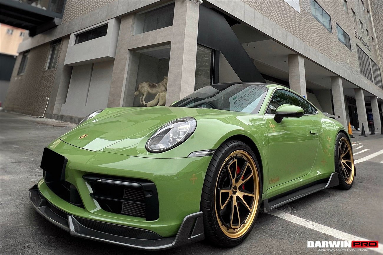 DARWINPRO - PORSCHE 911 992 CARRERA S/4/4S/TARGA/CABRIOLET SPORT DESIGN SD STYLE FRONT LIP - Aero Carbon UK