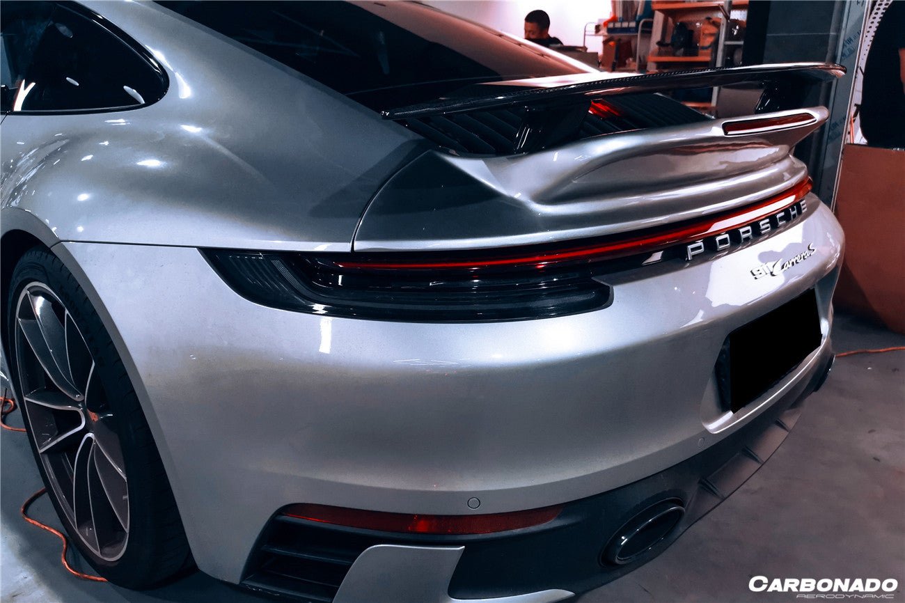 DARWINPRO - PORSCHE 911 992 CARRERA /S/4/4S/TARGA/CABRIOLET TURBO STYLE REAR SPOILER - Aero Carbon UK