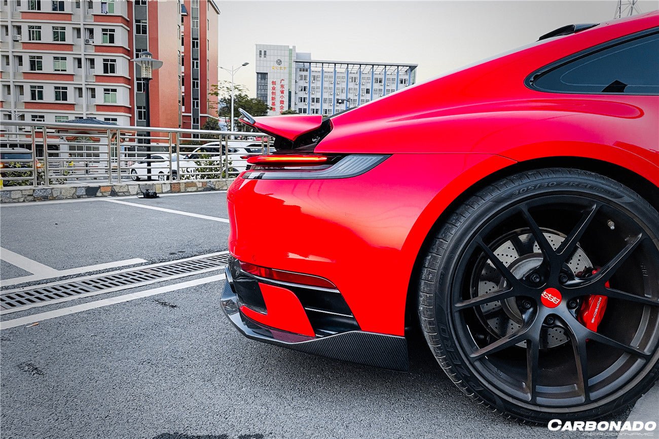 DARWINPRO - PORSCHE 911 992 CARRERA & TARGA SD SPORT DESIGN DRY CARBON REAR DIFFUSER WP STYLE - Aero Carbon UK