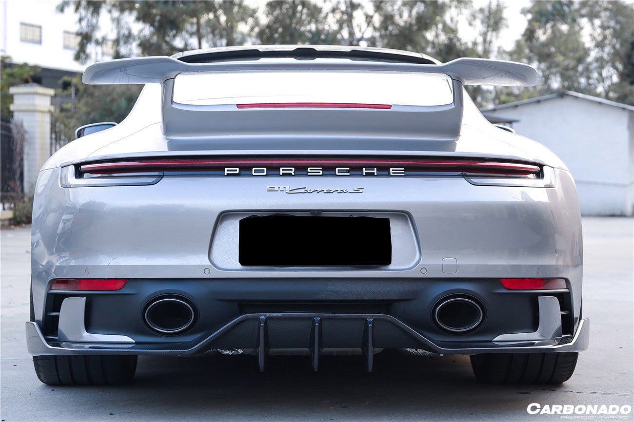 DARWINPRO - PORSCHE 911 992 CARRERA & TARGA SD SPORT DESIGN DRY CARBON REAR DIFFUSER WP STYLE - Aero Carbon UK