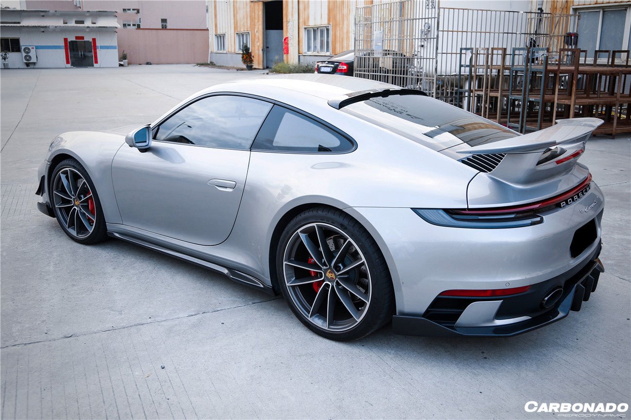 DARWINPRO - PORSCHE 911 992 CARRERA & TARGA SD SPORT DESIGN DRY CARBON REAR DIFFUSER WP STYLE - Aero Carbon UK