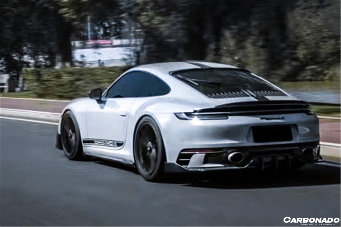 DARWINPRO - PORSCHE 911 992 CARRERA & TARGA SD SPORT DESIGN DRY CARBON REAR DIFFUSER WP STYLE - Aero Carbon UK