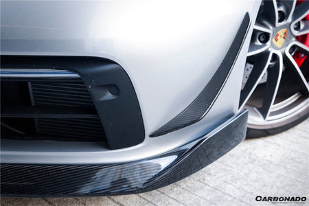 DARWINPRO - PORSCHE 911 992 CARRERA /TARGA WP STYLE FRONT CANARDS (SPORT DESIGN) - Aero Carbon UK