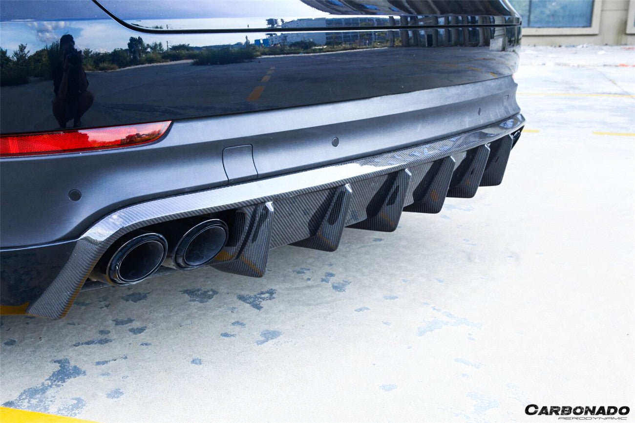 DARWINPRO - PORSCHE 9Y3 CAYENNE COUPE S & E HYBRID OD STYLE REAR DIFFUSER - Aero Carbon UK