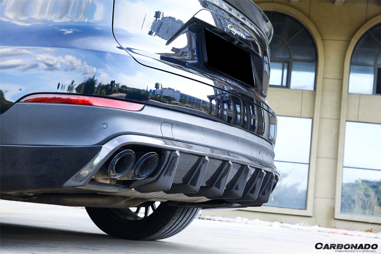 DARWINPRO - PORSCHE 9Y3 CAYENNE COUPE S & E HYBRID OD STYLE REAR DIFFUSER - Aero Carbon UK