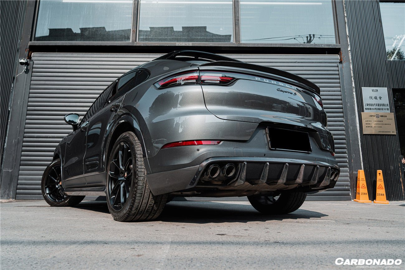 DARWINPRO - PORSCHE 9Y3 CAYENNE COUPE S & E HYBRID OD STYLE REAR DIFFUSER - Aero Carbon UK