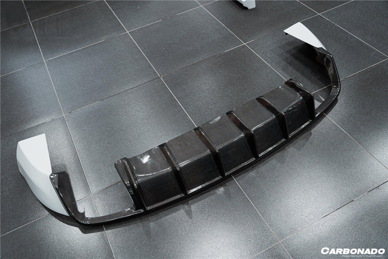 DARWINPRO - PORSCHE 9Y3 CAYENNE COUPE S & E HYBRID OD STYLE REAR DIFFUSER - Aero Carbon UK