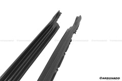 DARWINPRO - PORSCHE TAYCAN 4 / 4S / GTS / TURBO DRY CARBON FIBRE CABO STYLE SIDE SKIRTS - Aero Carbon UK