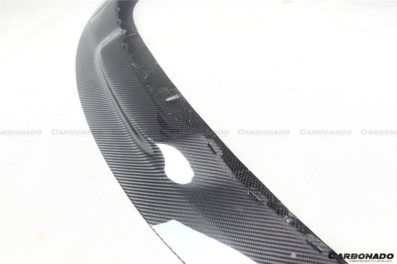 DARWINPRO - PORSCHE TAYCAN 4 / 4S / GTS / TURBO DRY CARBON FIBRE OD STYLE FRONT LIP - Aero Carbon UK