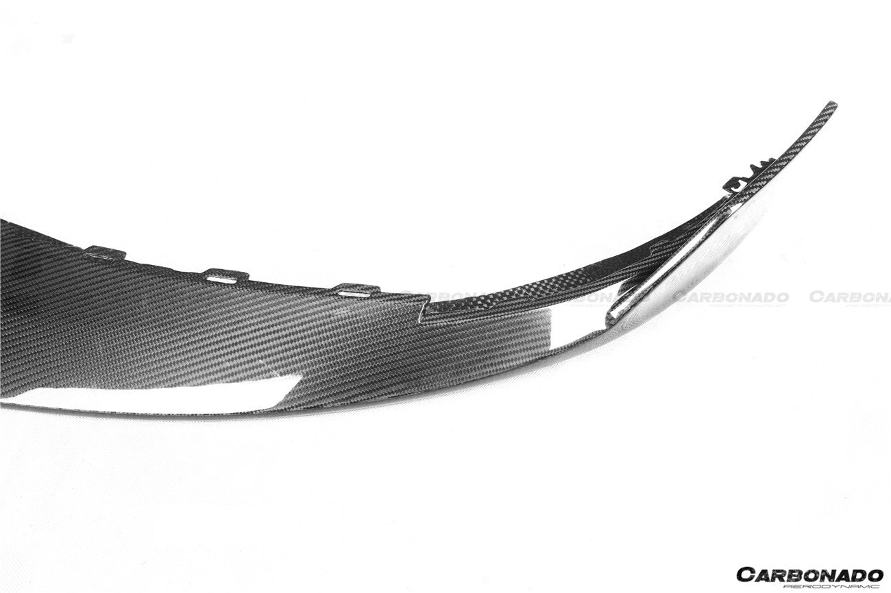 DARWINPRO - PORSCHE TAYCAN 4 / 4S / GTS / TURBO DRY CARBON FIBRE OD STYLE FRONT LIP - Aero Carbon UK