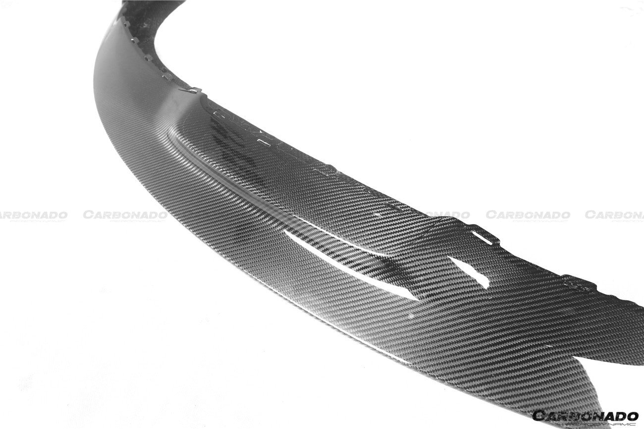 DARWINPRO - PORSCHE TAYCAN 4 / 4S / GTS / TURBO DRY CARBON FIBRE OD STYLE FRONT LIP - Aero Carbon UK