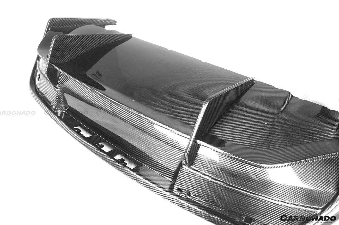 DARWINPRO - PORSCHE TAYCAN 4 / 4S / GTS / TURBO DRY CARBON FIBRE OD STYLE REAR DIFFUSER - Aero Carbon UK