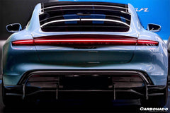 DARWINPRO - PORSCHE TAYCAN 4 / 4S / GTS / TURBO DRY CARBON FIBRE OD STYLE REAR DIFFUSER - Aero Carbon UK