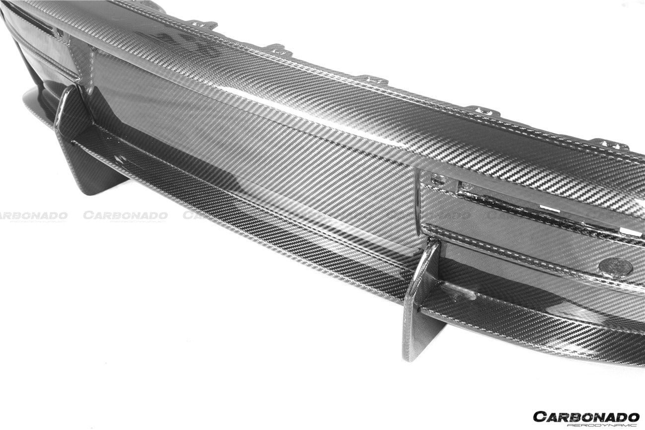 DARWINPRO - PORSCHE TAYCAN 4 / 4S / GTS / TURBO DRY CARBON FIBRE OD STYLE REAR DIFFUSER - Aero Carbon UK