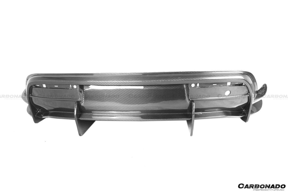DARWINPRO - PORSCHE TAYCAN 4 / 4S / GTS / TURBO DRY CARBON FIBRE OD STYLE REAR DIFFUSER - Aero Carbon UK