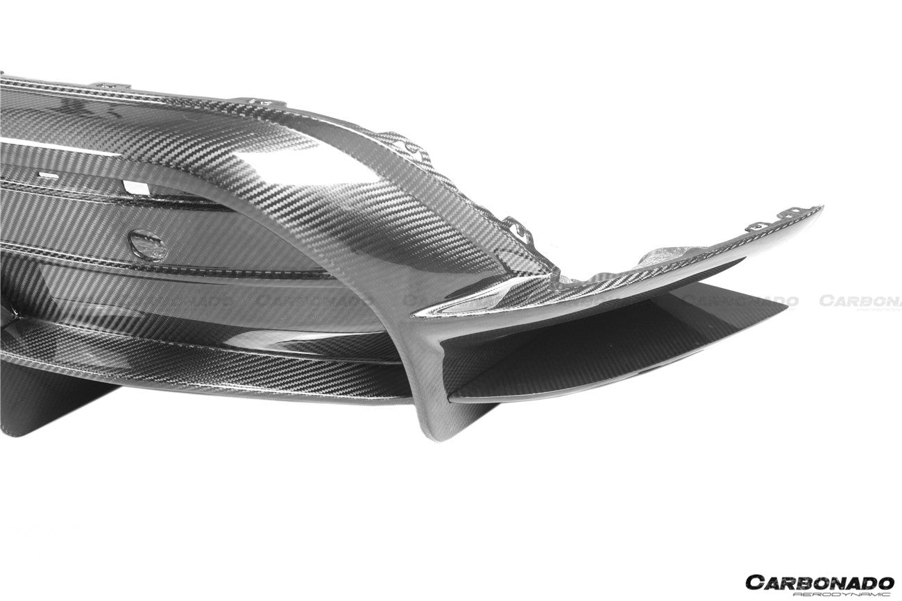 DARWINPRO - PORSCHE TAYCAN 4 / 4S / GTS / TURBO DRY CARBON FIBRE OD STYLE REAR DIFFUSER - Aero Carbon UK