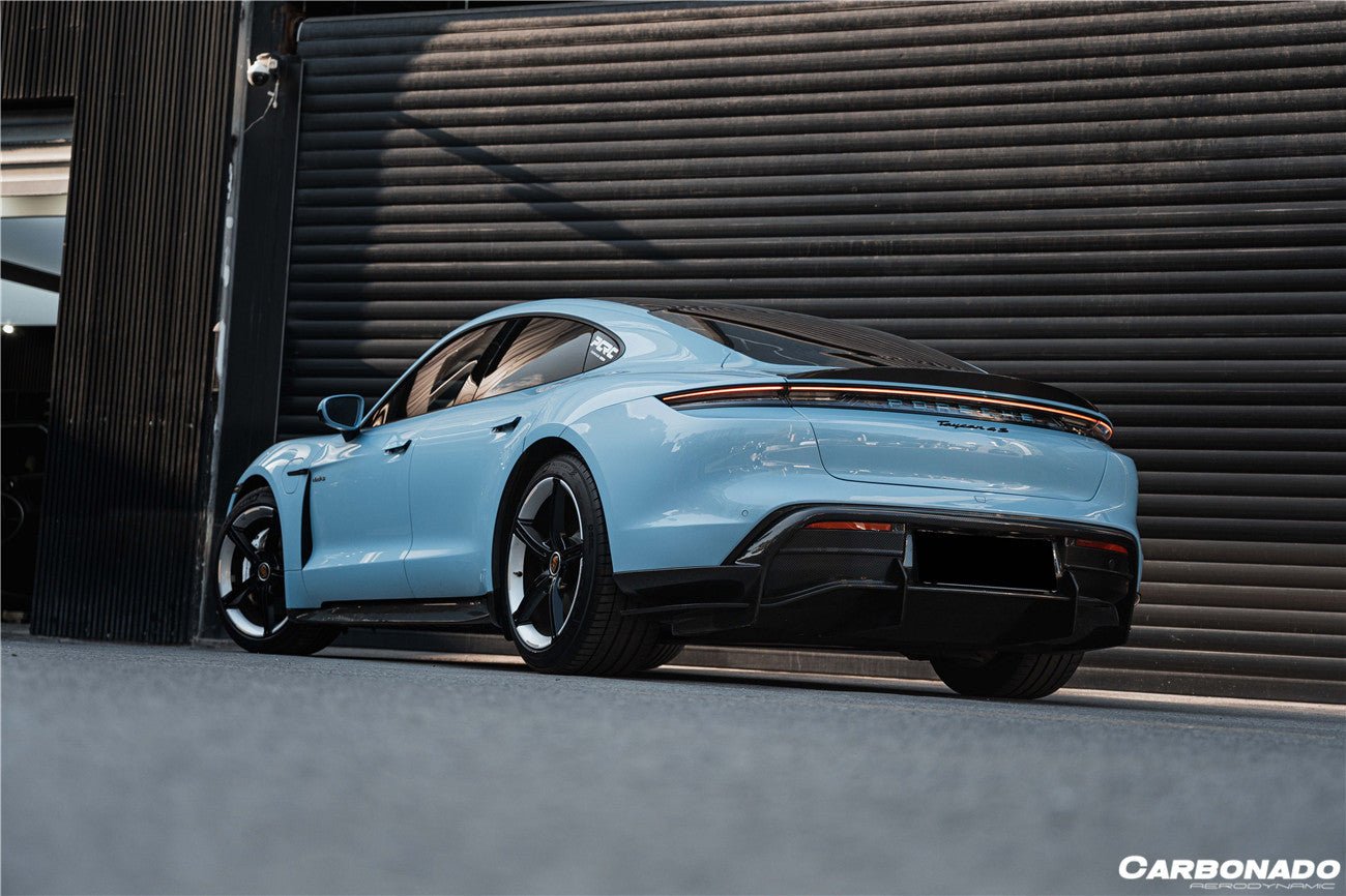 DARWINPRO - PORSCHE TAYCAN 4 / 4S / GTS / TURBO DRY CARBON FIBRE OD STYLE SIDE SKIRTS - Aero Carbon UK