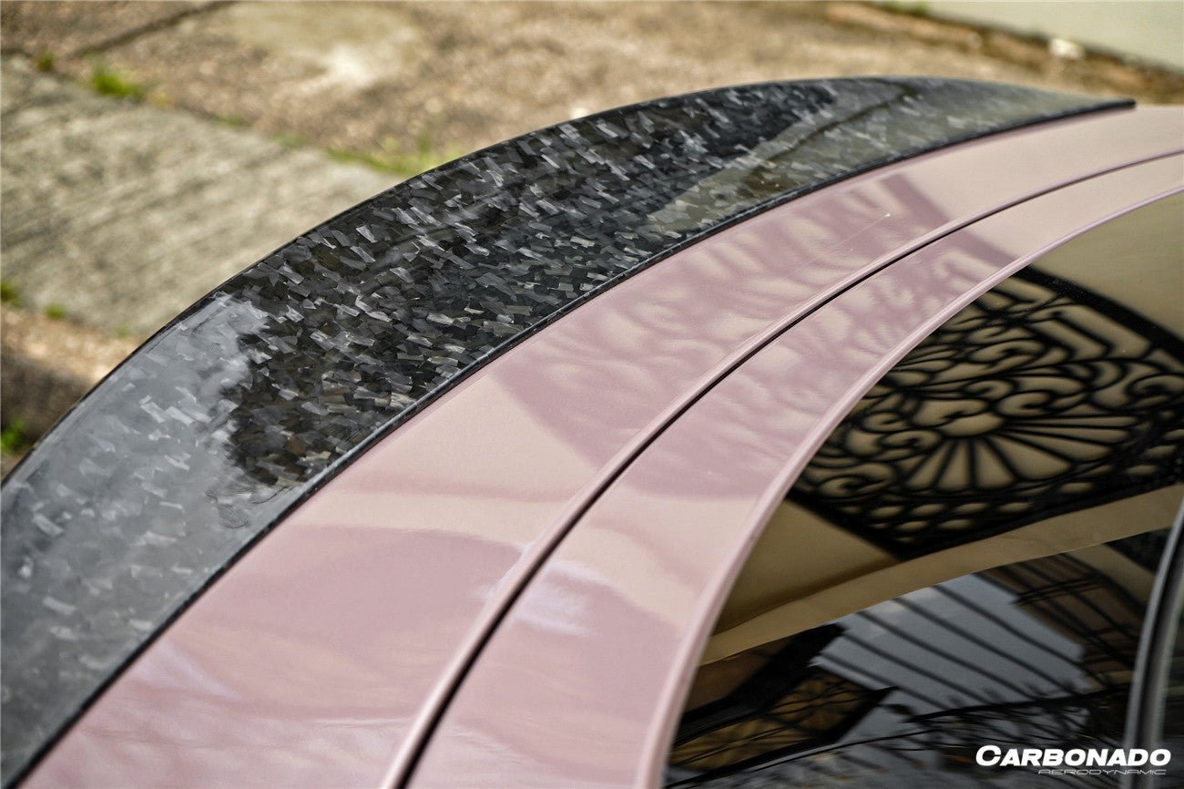 DARWINPRO - PORSCHE TAYCAN 4 / 4S / GTS / TURBO DRY CARBON FIBRE OD STYLE SPOILER - Aero Carbon UK