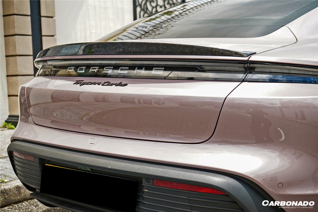 DARWINPRO - PORSCHE TAYCAN 4 / 4S / GTS / TURBO DRY CARBON FIBRE OD STYLE SPOILER - Aero Carbon UK