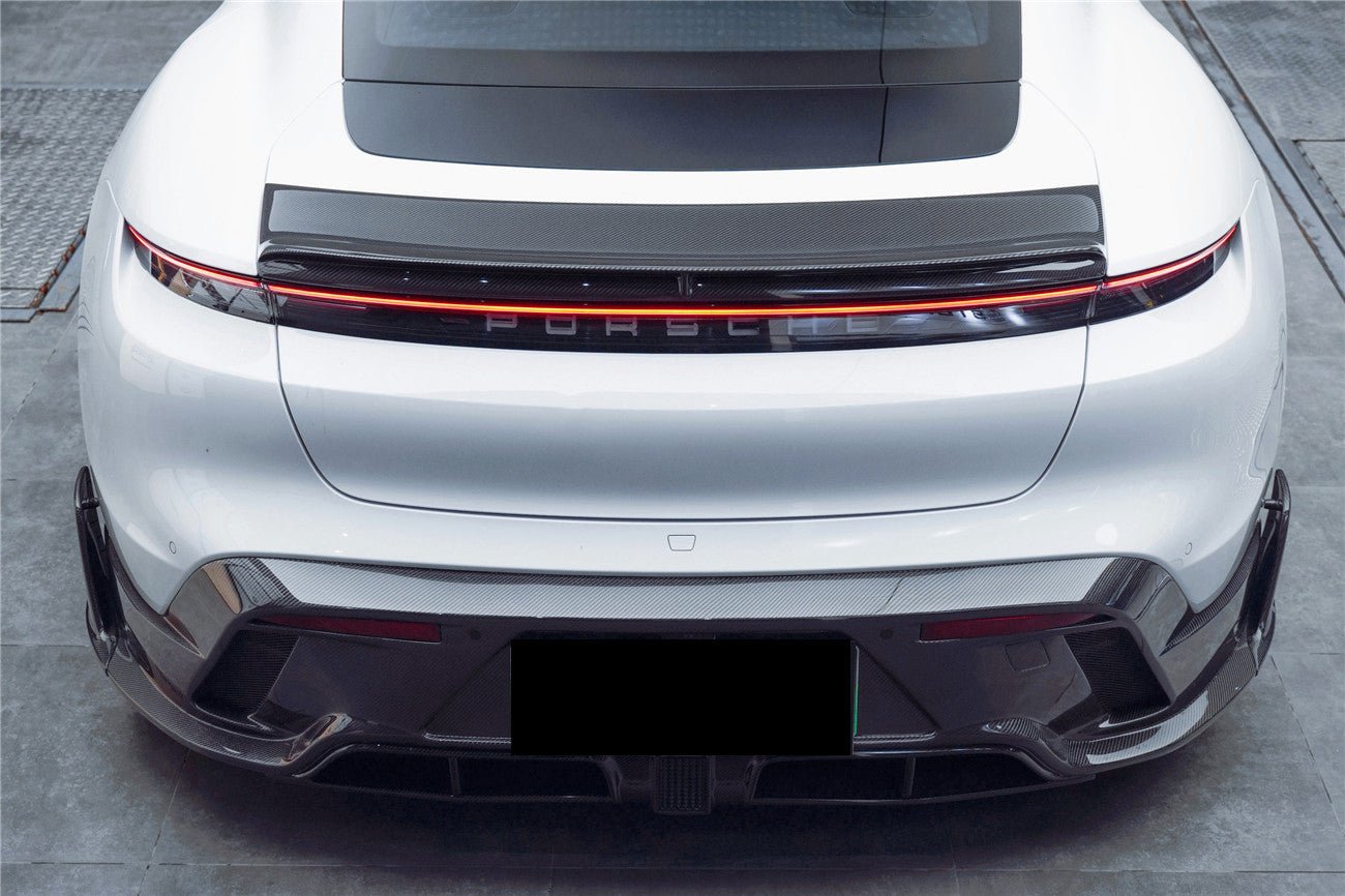 DARWINPRO - PORSCHE TAYCAN 4/4S/GTS/TURBO DRY CARBON FIBRE CABO STYLE SPOILER - Aero Carbon UK