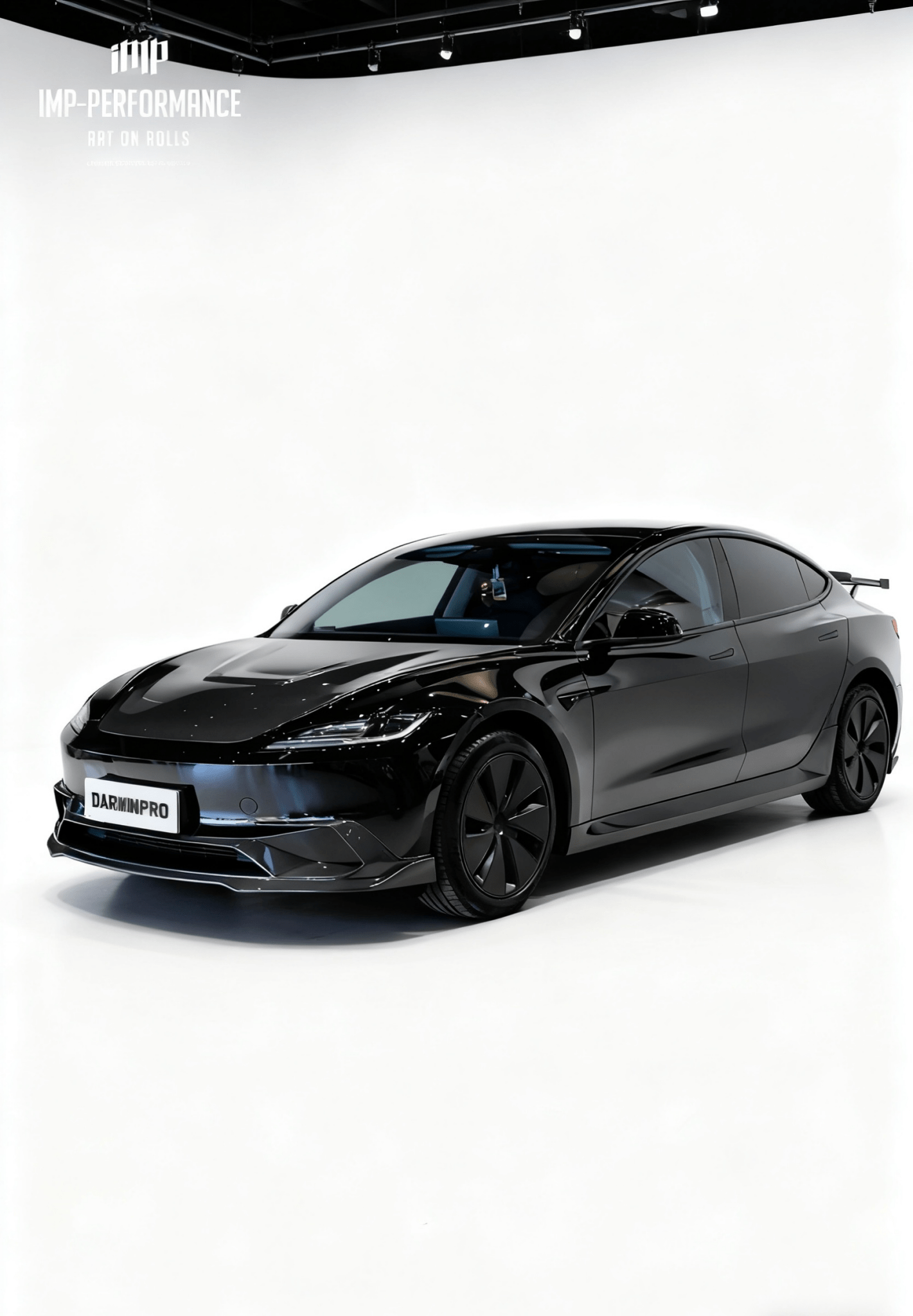 DARWINPRO - TESLA MODEL 3 HIGHLAND 2024+ DRY CARBON FIBER FRONT LIP - Aero Carbon UK