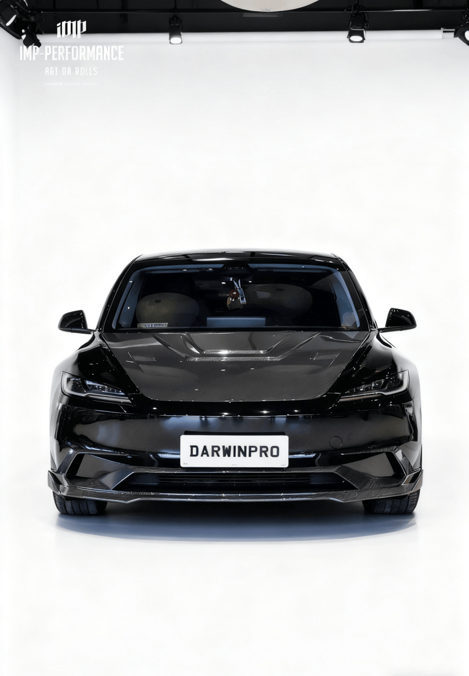 DARWINPRO - TESLA MODEL 3 HIGHLAND 2024+ DRY CARBON FIBER FRONT LIP - Aero Carbon UK
