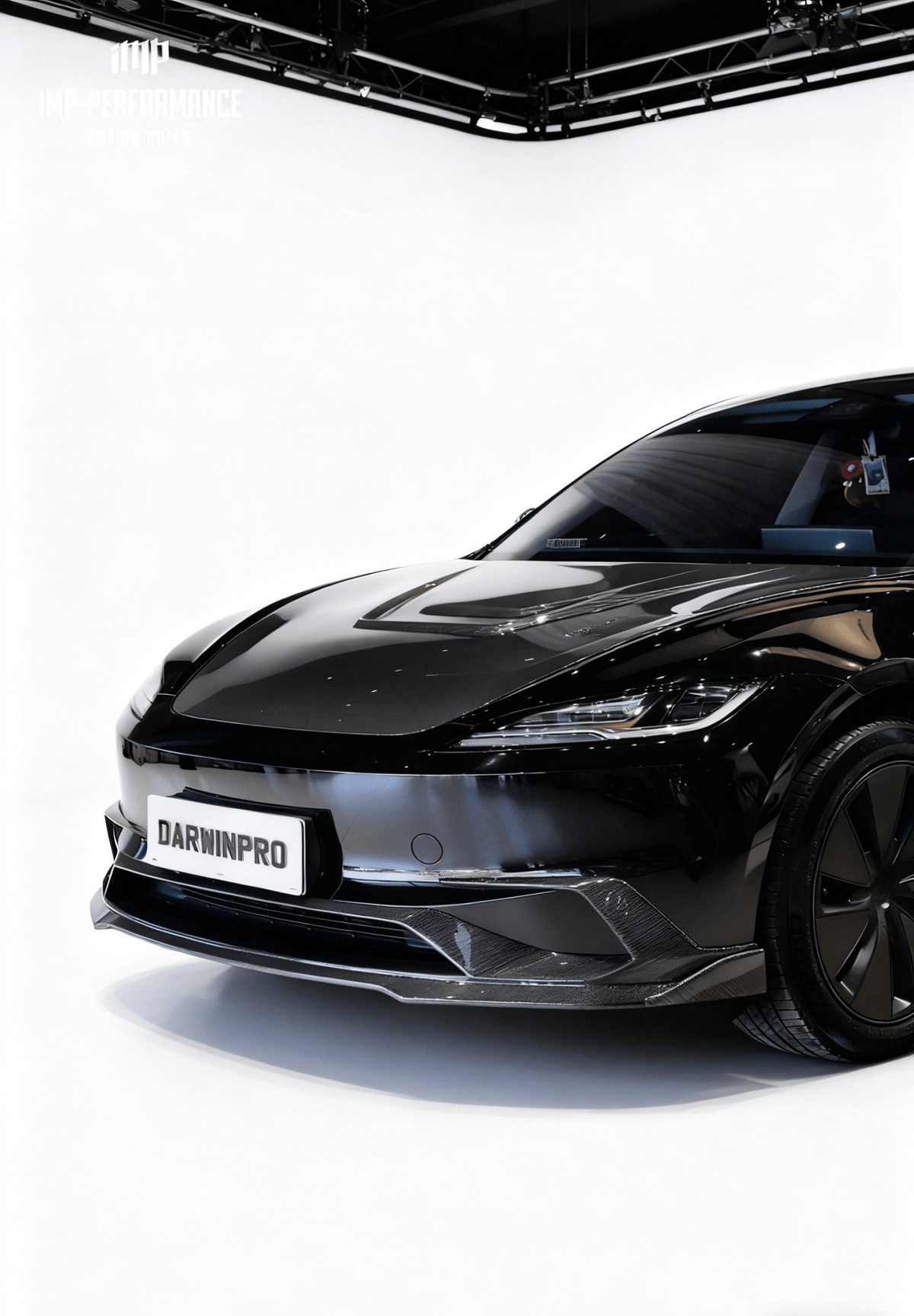 DARWINPRO - TESLA MODEL 3 HIGHLAND 2024+ DRY CARBON FIBER FRONT LIP - Aero Carbon UK