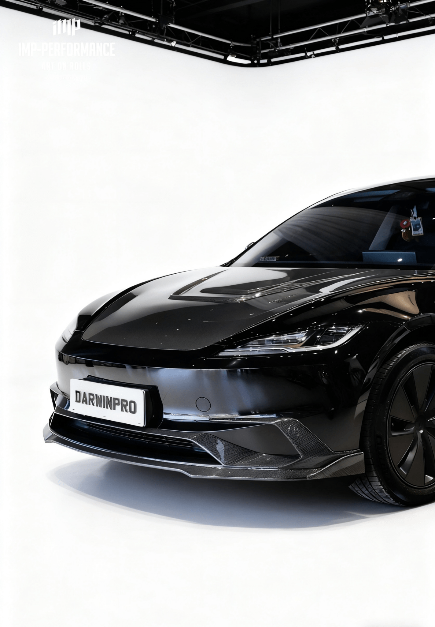 DARWINPRO - TESLA MODEL 3 HIGHLAND 2024+ DRY CARBON FIBER FRONT LIP - Aero Carbon UK