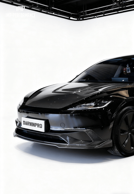DARWINPRO - TESLA MODEL 3 HIGHLAND 2024+ DRY CARBON FIBER FRONT LIP - Aero Carbon UK