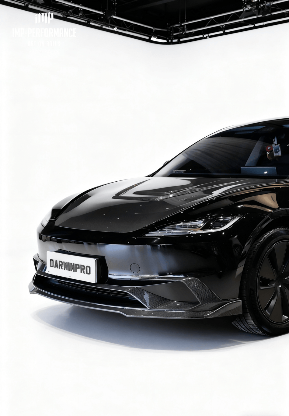 DARWINPRO - TESLA MODEL 3 HIGHLAND 2024+ DRY CARBON FIBER FRONT LIP - Aero Carbon UK