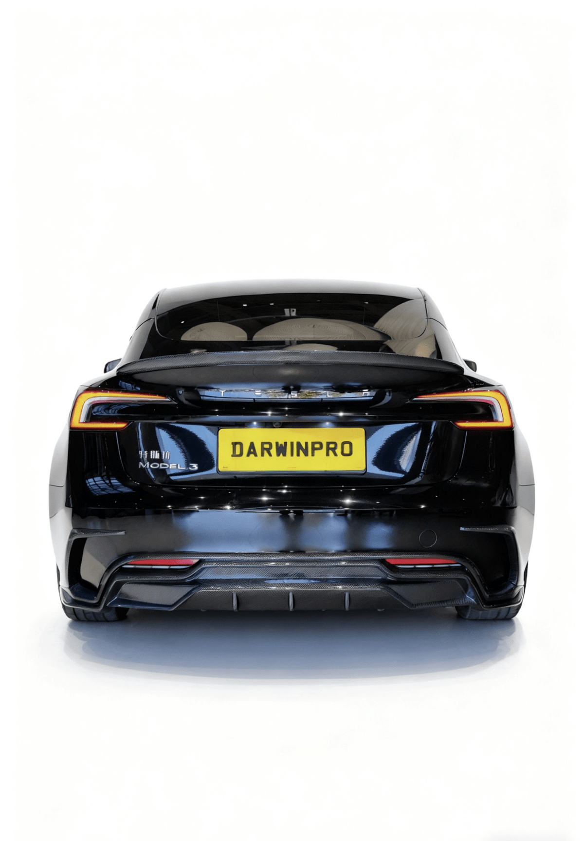 DARWINPRO - TESLA MODEL 3 HIGHLAND 2024+ DRY CARBON FIBER REAR SPOILER - Aero Carbon UK