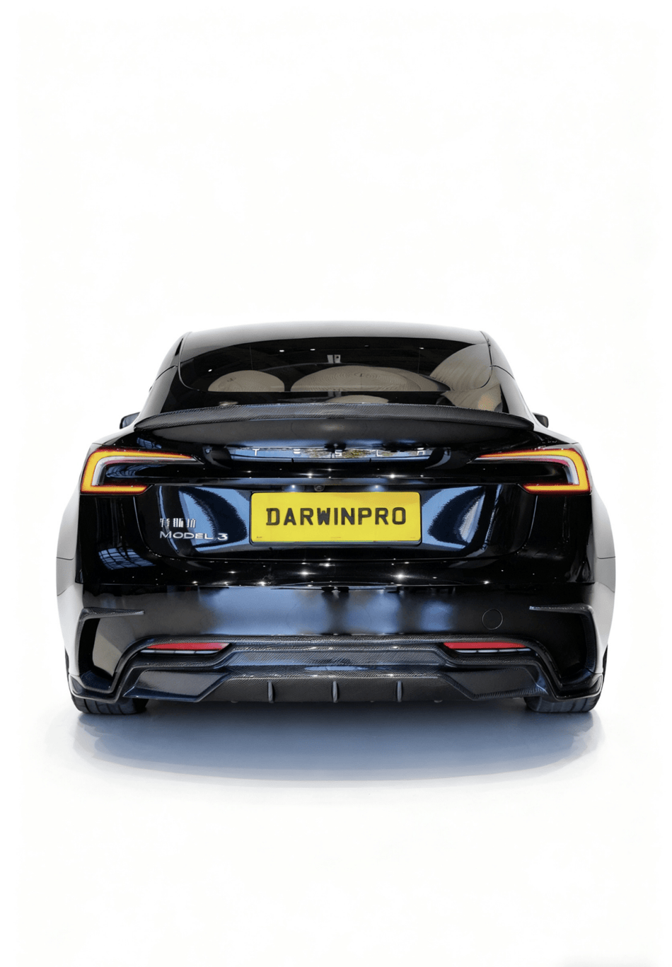 DARWINPRO - TESLA MODEL 3 HIGHLAND 2024+ DRY CARBON FIBER REAR SPOILER - Aero Carbon UK