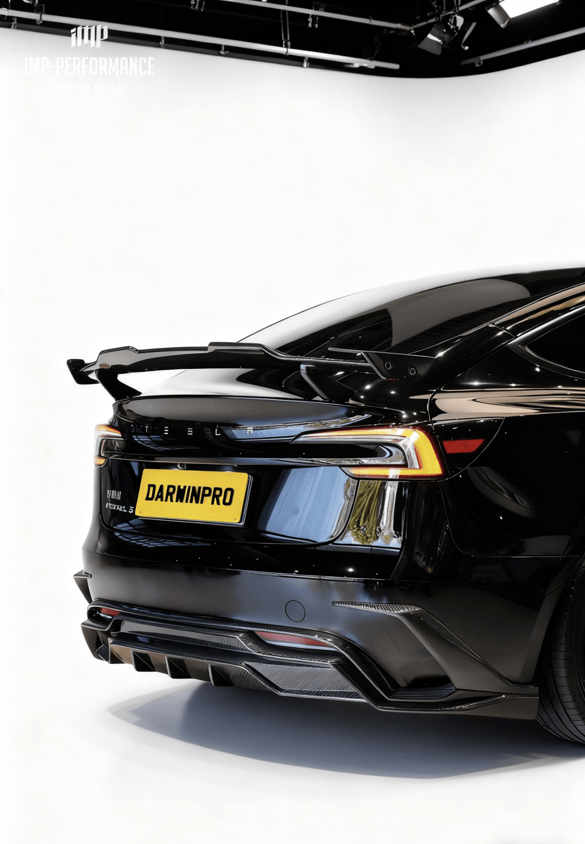 DARWINPRO - TESLA MODEL 3 HIGHLAND 2024+ DRY CARBON FIBER REAR WING SPOILER - Aero Carbon UK