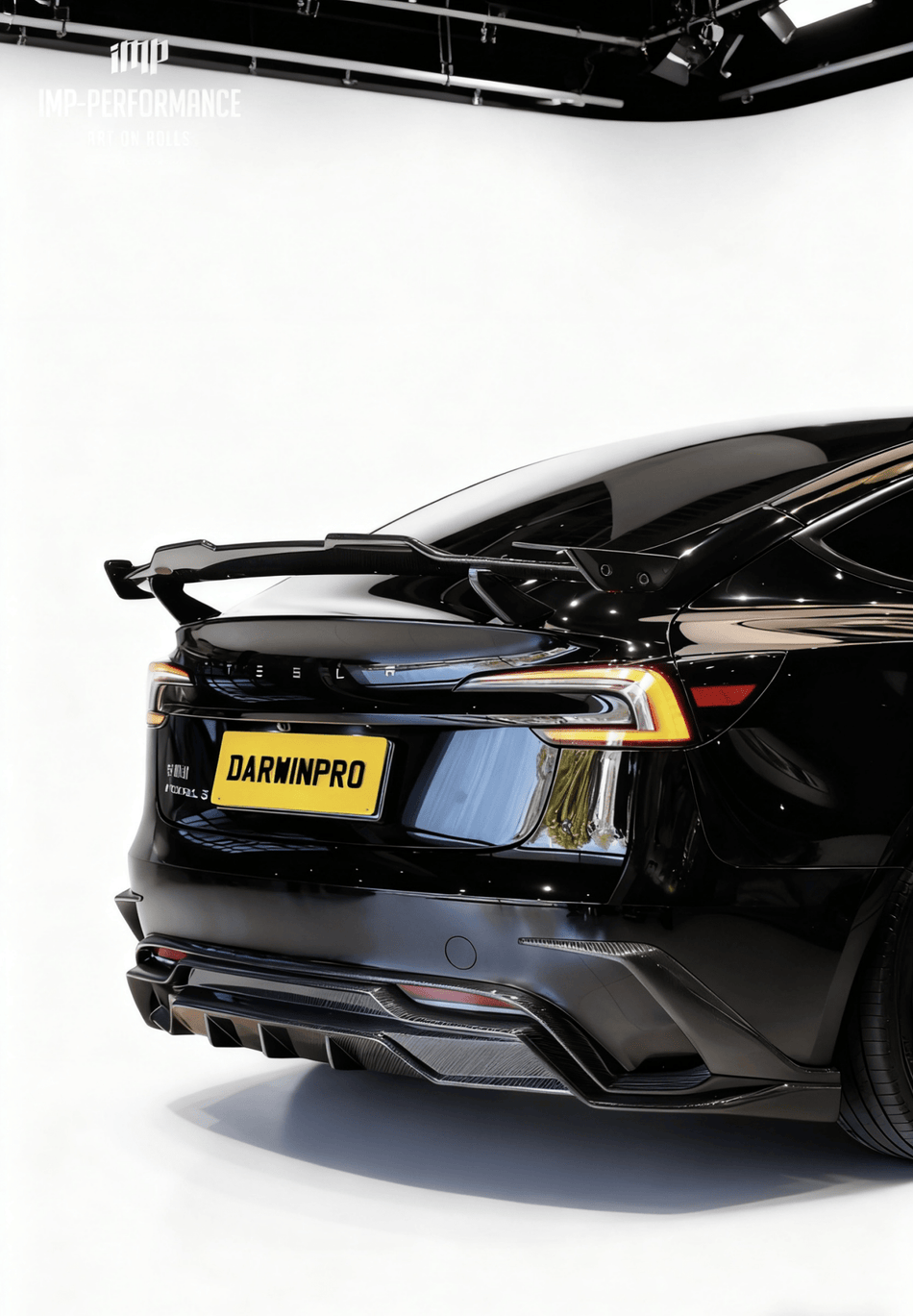 DARWINPRO - TESLA MODEL 3 HIGHLAND 2024+ DRY CARBON FIBER REAR WING SPOILER - Aero Carbon UK