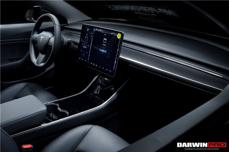 DARWINPRO - TESLA MODEL 3 IMP PERFORMANCE CARBON FIBER DASHBOARD TRIM REPLACEMENT&nbsp; - Aero Carbon UK