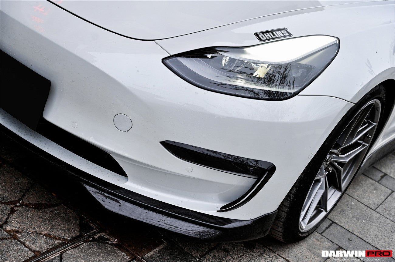 DARWINPRO - TESLA MODEL 3 IMP PERFORMANCE CARBON FIBER FRONT LIP - Aero Carbon UK