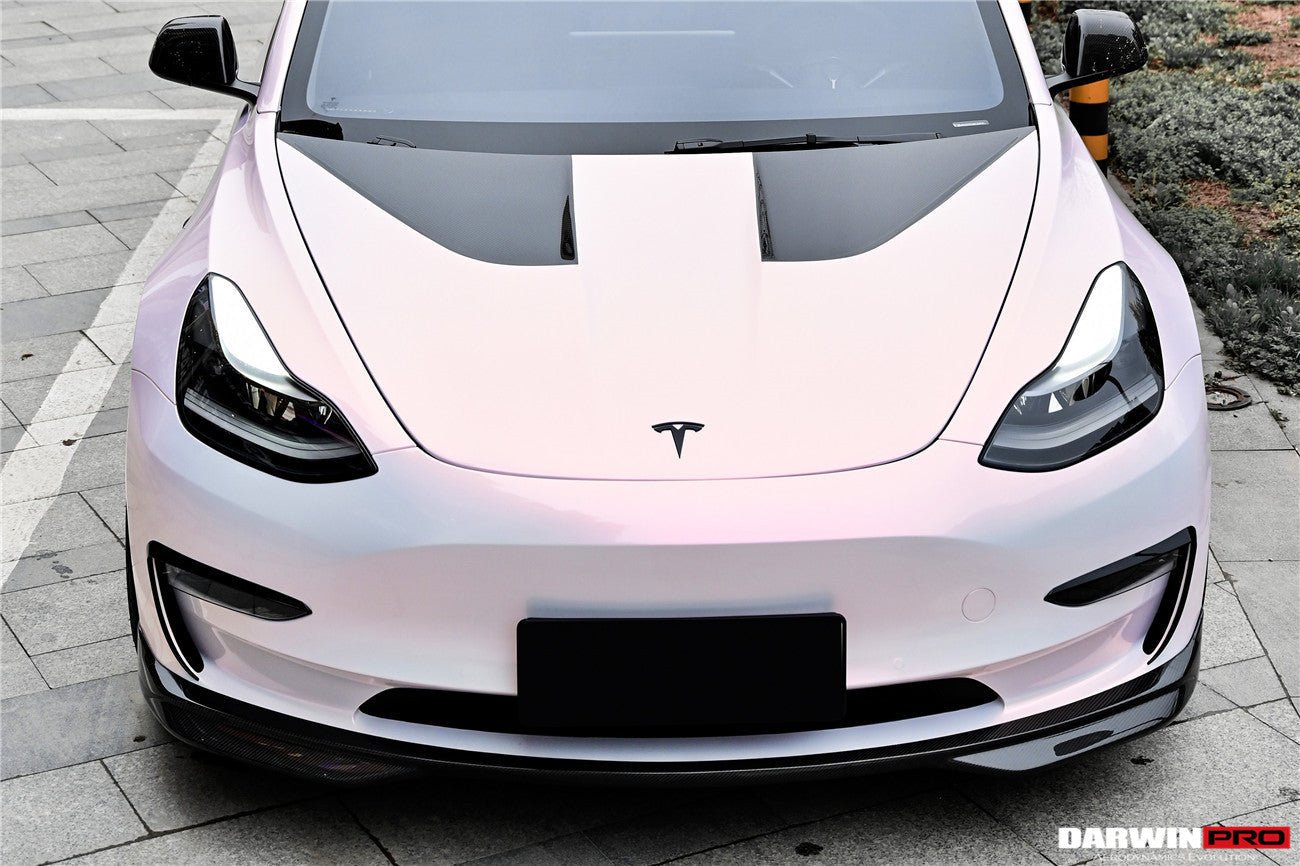 DARWINPRO - TESLA MODEL 3 IMP PERFORMANCE CARBON FIBER FRONT LIP - Aero Carbon UK