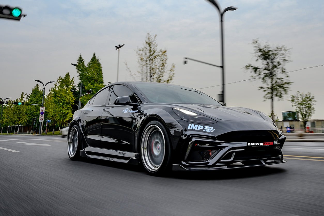 DARWINPRO - TESLA MODEL 3 IMP PERFORMANCE CARBON FIBER FULL BODY KIT - Aero Carbon UK