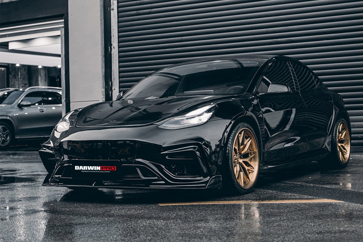 DARWINPRO - TESLA MODEL 3 IMP PERFORMANCE CARBON FIBER FULL BODY KIT - Aero Carbon UK