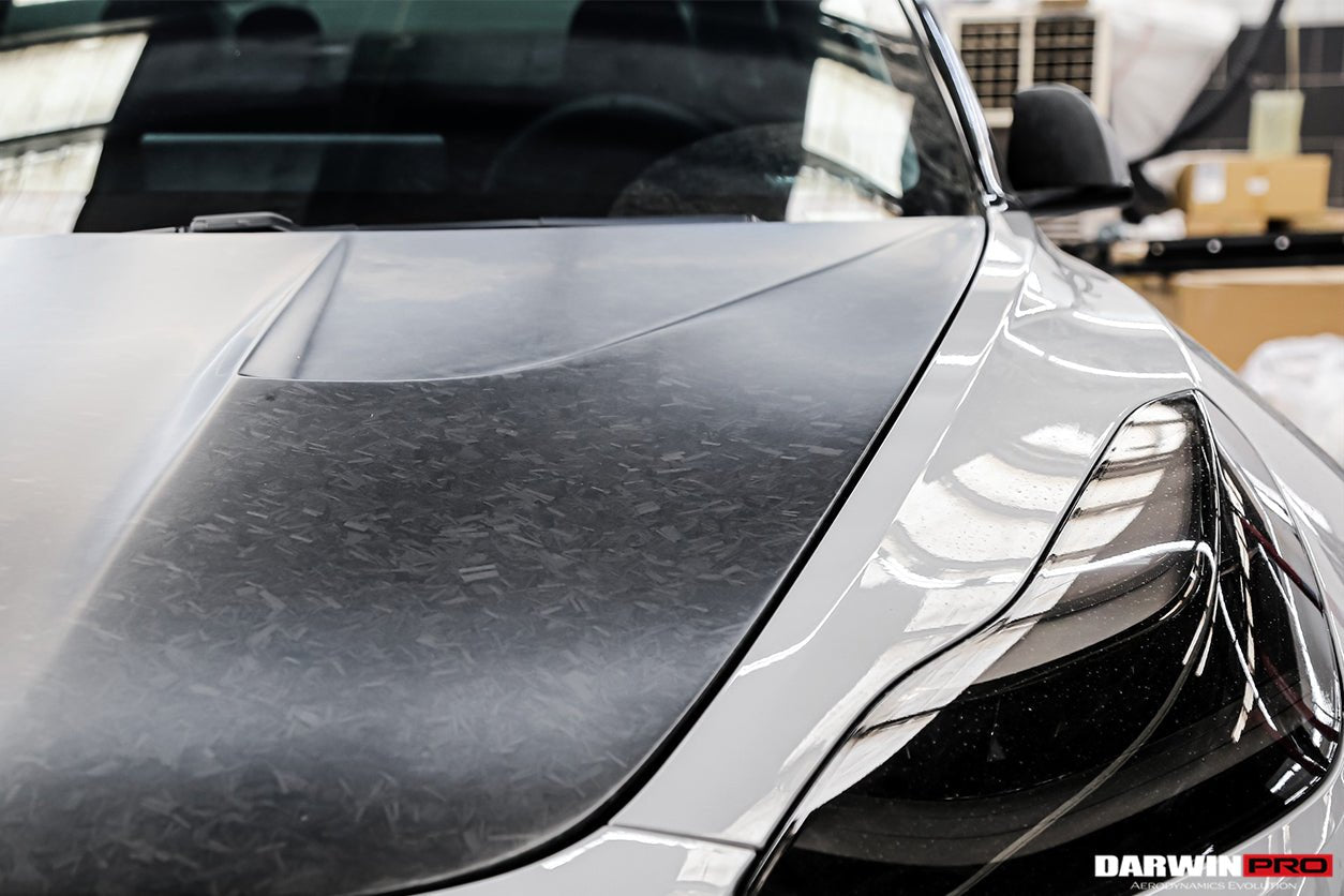 DARWINPRO - TESLA MODEL 3 IMP PERFORMANCE CARBON FIBER HOOD BONNET - Aero Carbon UK