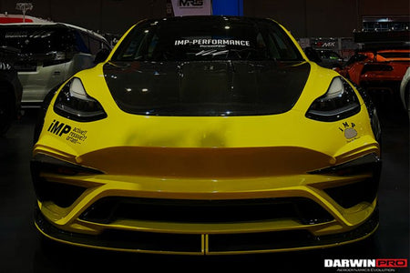 DARWINPRO - TESLA MODEL 3 IMP PERFORMANCE CARBON FIBER HOOD BONNET - Aero Carbon UK