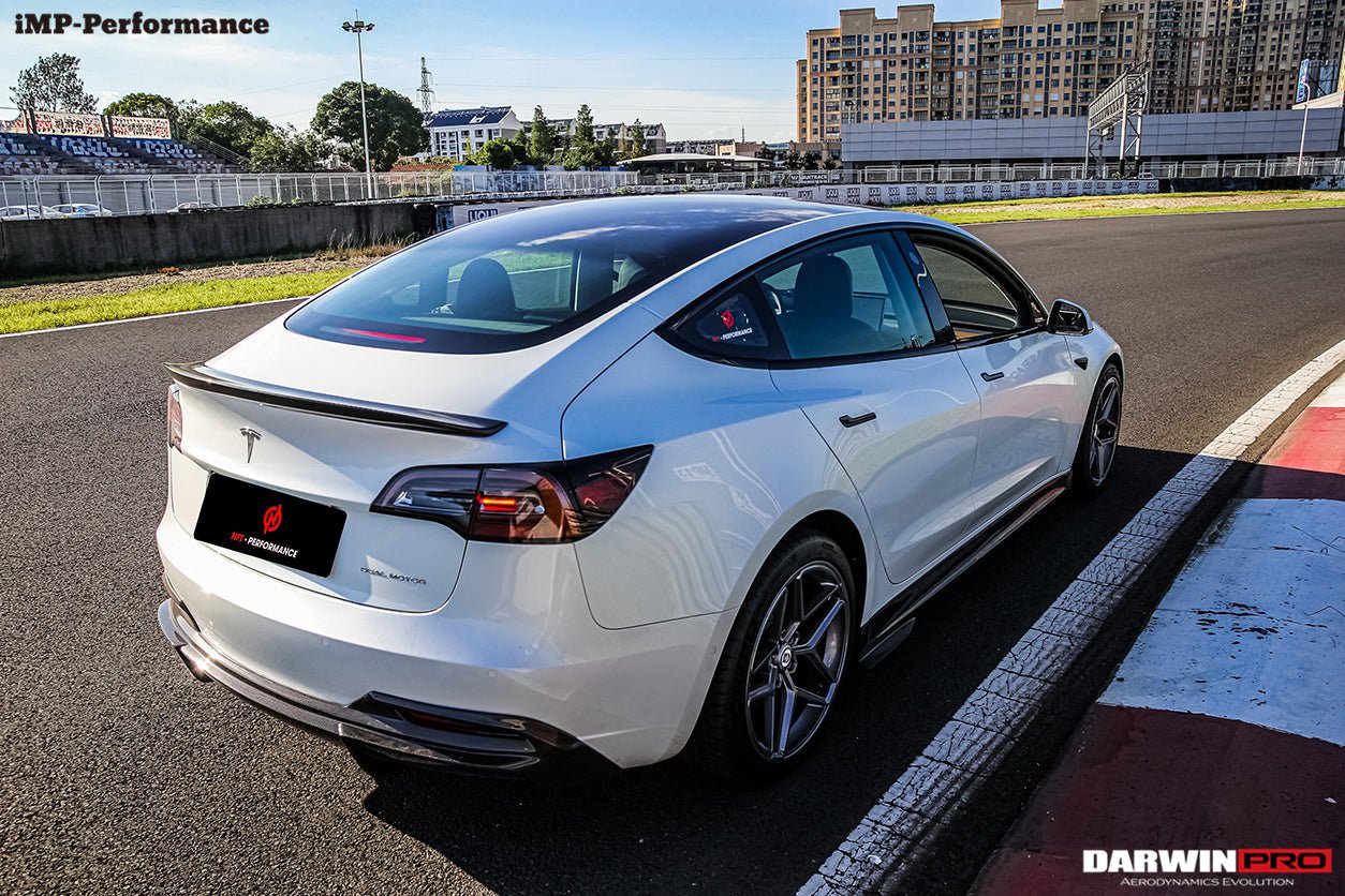 Model 3 Rear Lip DARWINPRO - TESLA MODEL 3 IMP PERFORMANCE CARBON FIBER REAR DIFFUSER ...