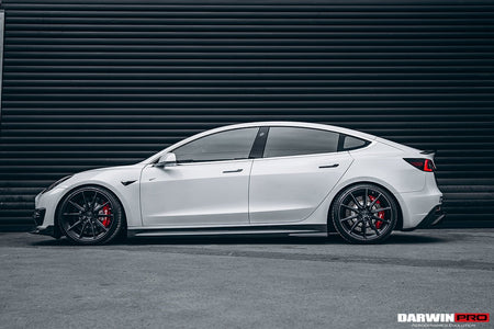 DARWINPRO - TESLA MODEL 3 IMP PERFORMANCE CARBON FIBER SIDE SKIRTS - Aero Carbon UK