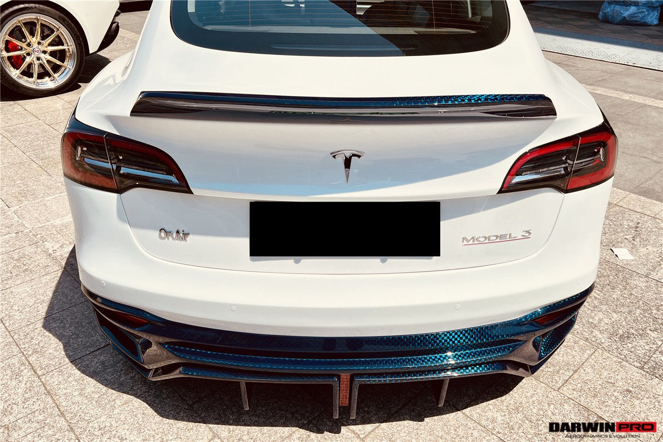 DARWINPRO - TESLA MODEL 3 IMP PERFORMANCE CARBON FIBRE SPOILER - Aero Carbon UK