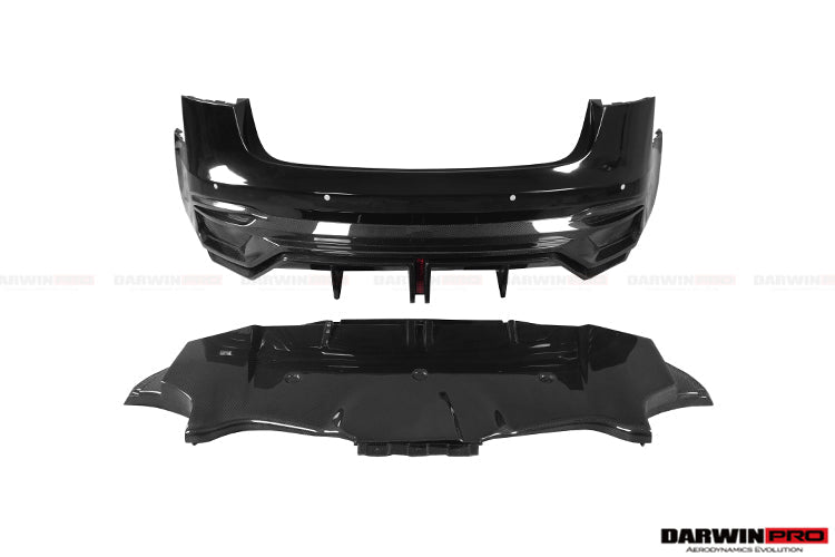 DARWINPRO - TESLA MODEL 3 IMP PERFORMANCE PARTIAL CARBON FIBER REAR BUMPER&nbsp; - Aero Carbon UK