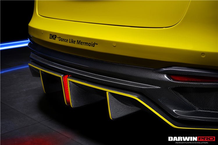 DARWINPRO - TESLA MODEL 3 IMP PERFORMANCE PARTIAL CARBON FIBER REAR BUMPER&nbsp; - Aero Carbon UK