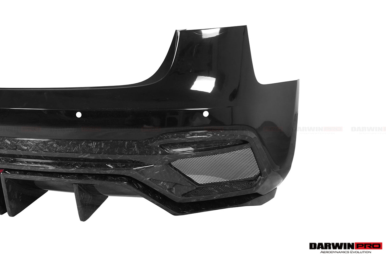 DARWINPRO - TESLA MODEL 3 IMP PERFORMANCE PARTIAL CARBON FIBER REAR BUMPER&nbsp; - Aero Carbon UK